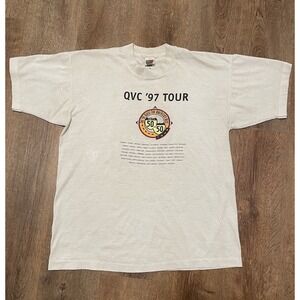 QVC Vintage Tour Large Single Stitch T Shirt 1997 Fruit Of The Loom